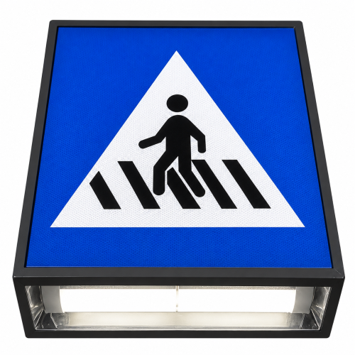 带灯行人标志0 Active Luminous Pedestrian Crossing Sign