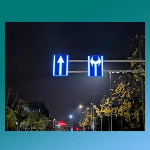 车道指示0 Active Luminous Lane Control Sign—Partial-face Backlit